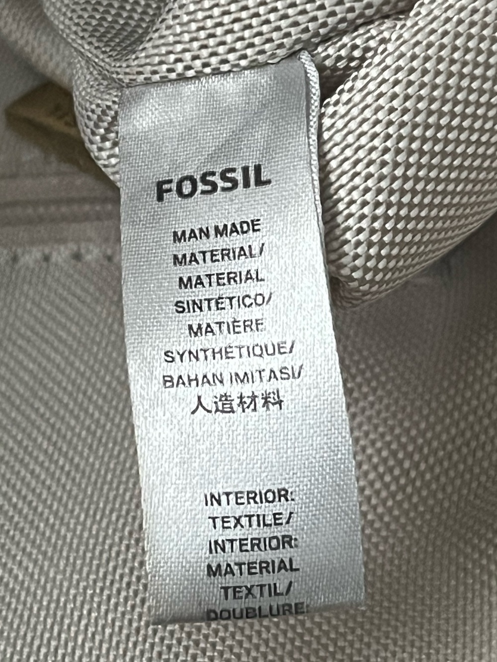 Fossil Rachel Tote Purse Women’s Faux Leather Handbag Large Shoulder Bag - Picture 9 of 11